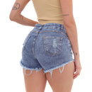 Shorts jeans de alta qualidade feminino, jeans de luxo