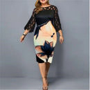 Vestido plus size elegante