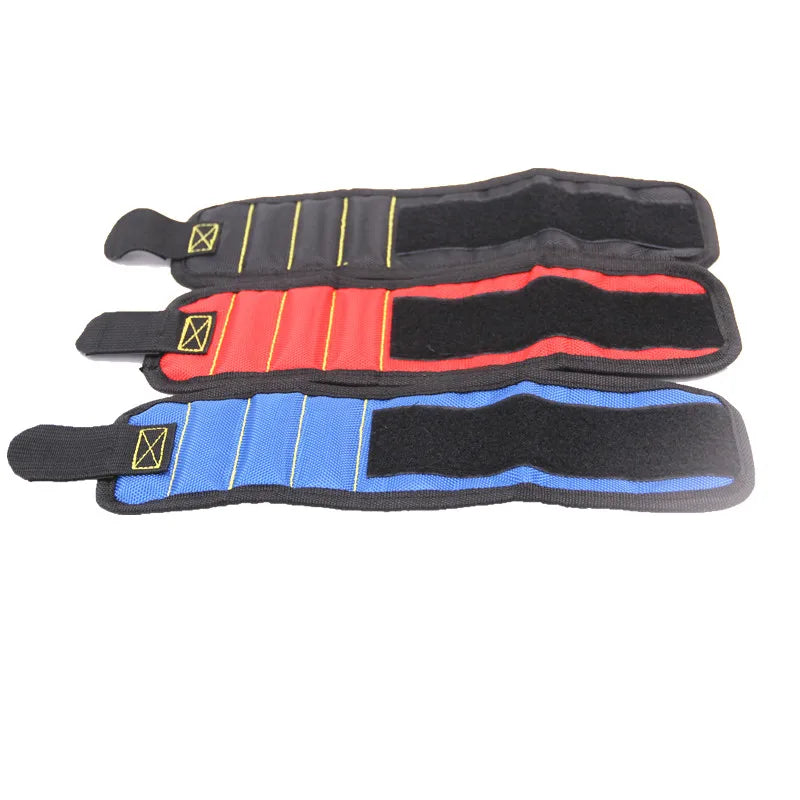 Pulseira magnética para carpintaria, bolsa de ferramentas portátil para eletricista, cinto de ferramentas, parafusos, unhas, brocas, suporte, ferramentas de reparo