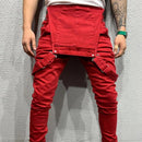 Macacão de carpinteiro jeans, macacão babador masculino, motos biker jean, macacão longo de harajuku, streetwear, plus size, verão, novo