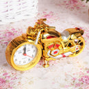 Criativo Retro Motocicleta Modelo Despertador, 3D Railway Motor Figurines, Decoração Para Casa Artesanato, Moda Suprimentos, 1Pc