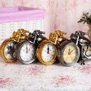 Criativo Retro Motocicleta Modelo Despertador, 3D Railway Motor Figurines, Decoração Para Casa Artesanato, Moda Suprimentos, 1Pc