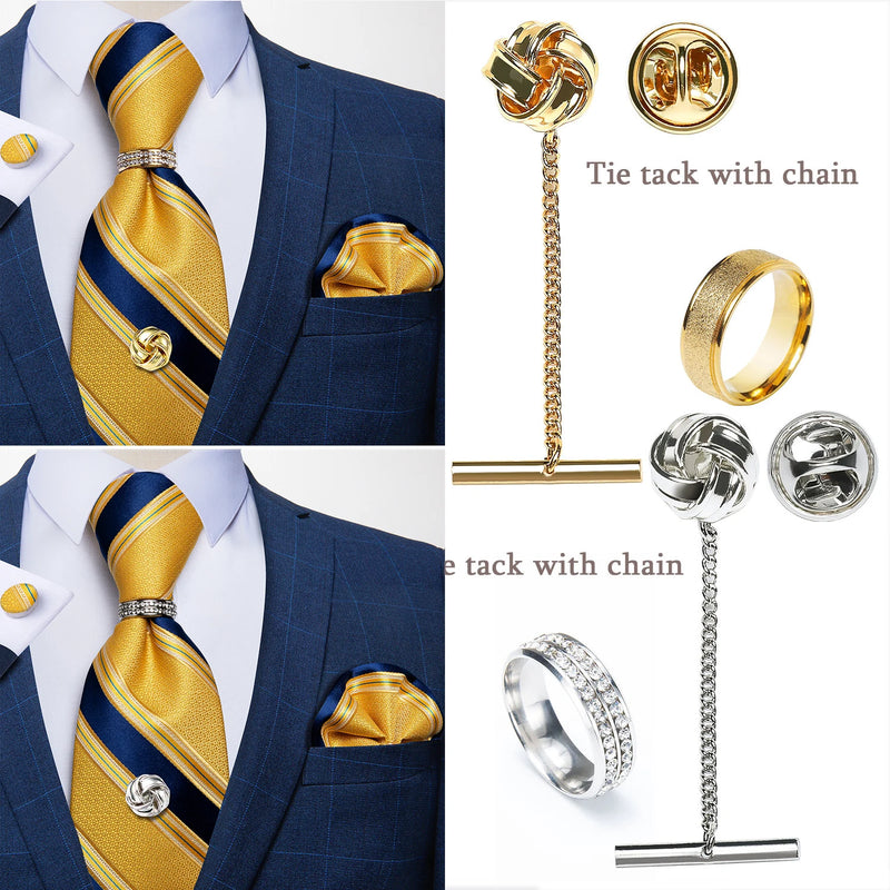 Aliança de Gravata Luxo Masculino