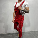 Macacão de carpinteiro jeans, macacão babador masculino, motos biker jean, macacão longo de harajuku, streetwear, plus size, verão, novo