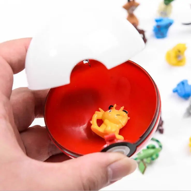 Pokemon brinquedos pikachu figura de ação bola modelo charmander anime figura coletar brinquedo crianças presente