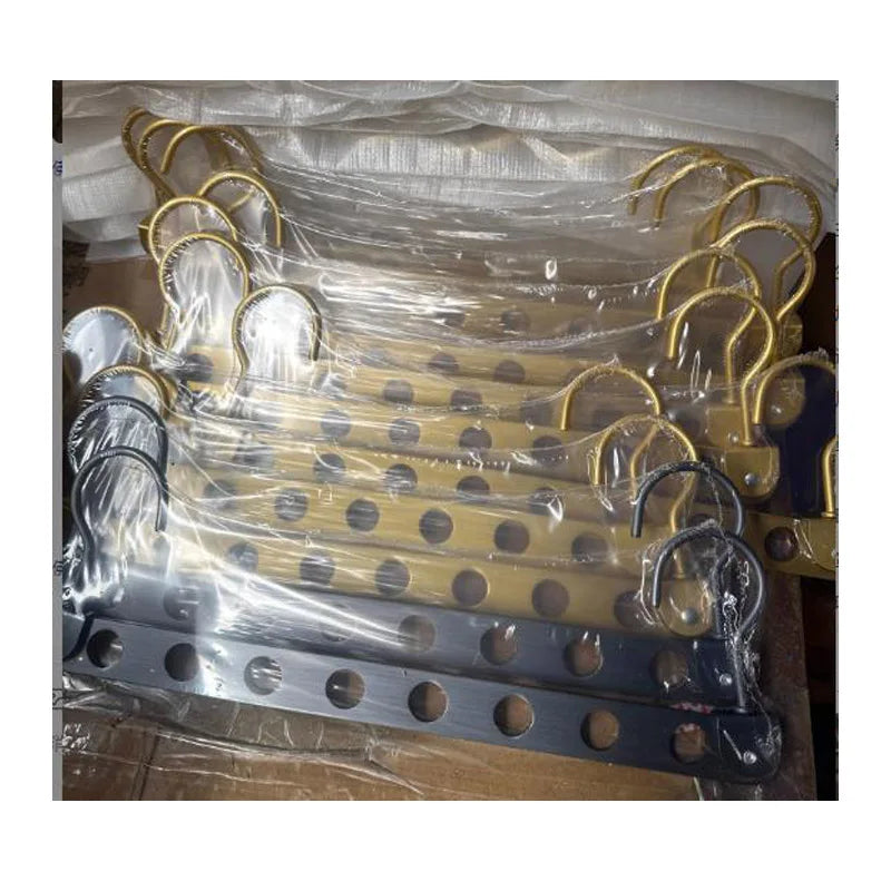 Rack de armazenamento com 8 buracos para cabide de roupas, liga de alumínio, ganchos mágicos rotativos, organizador, guarda-roupa, economizador de espaço