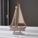 Estatuetas de Barco a vela de Madeira, Estilo Mediterrâneo, Veleiro de Madeira, Artesanato, Sala De Estar Em Casa, Decoração Náutica Presente