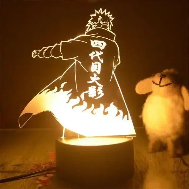 Naruto Anime para Crianças, Boruto, Itachi, Akatsuki, Uzumaki, Minato, Akatsuki, Lâmpada do quarto, Brinquedos de presente