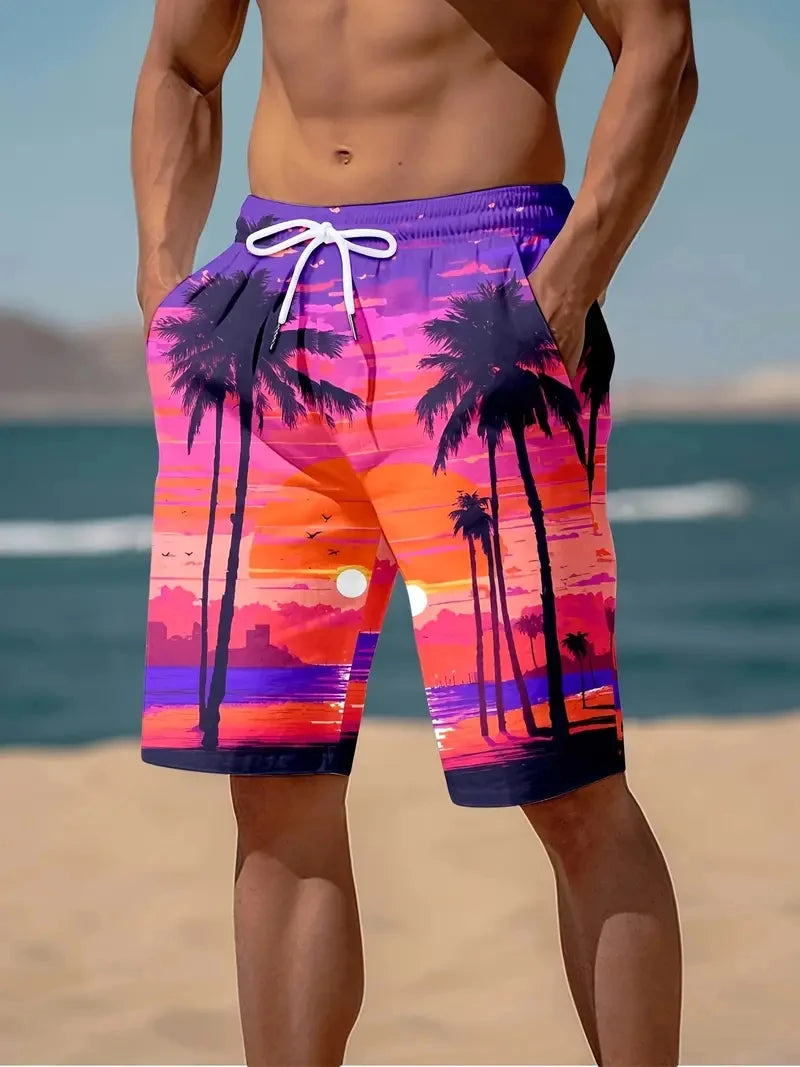 🌴 Vibe Tropical – Bermuda Praia Estilo Havaí