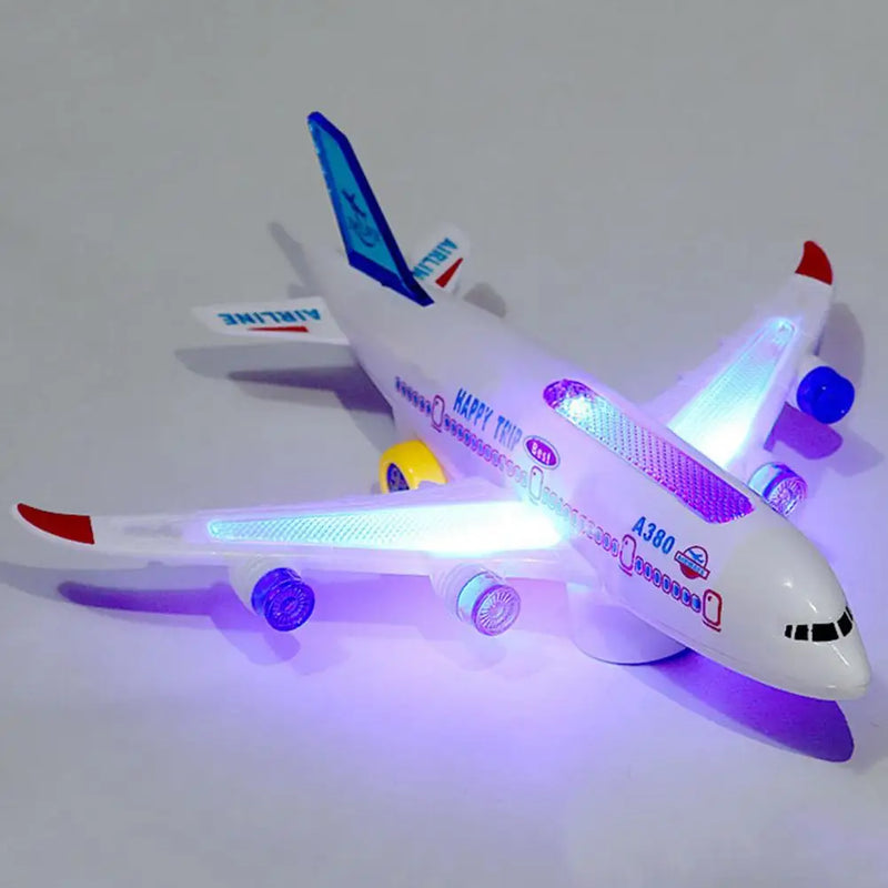 Flash Aéreo: Avião com Efeitos de Luz e Som