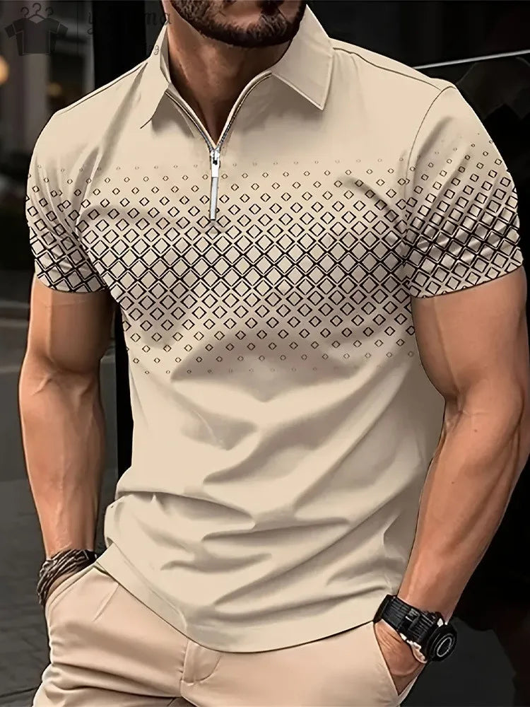 Polo Zip Flex - Camisa Golf Casual
