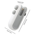 Mini máquina de selagem usb recarregável, selador de calor portátil, clipe para saco de armazenamento, pacote de plástico, aparelho de cozinha portátil
