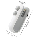 Mini máquina de selagem usb recarregável, selador de calor portátil, clipe para saco de armazenamento, pacote de plástico, aparelho de cozinha portátil