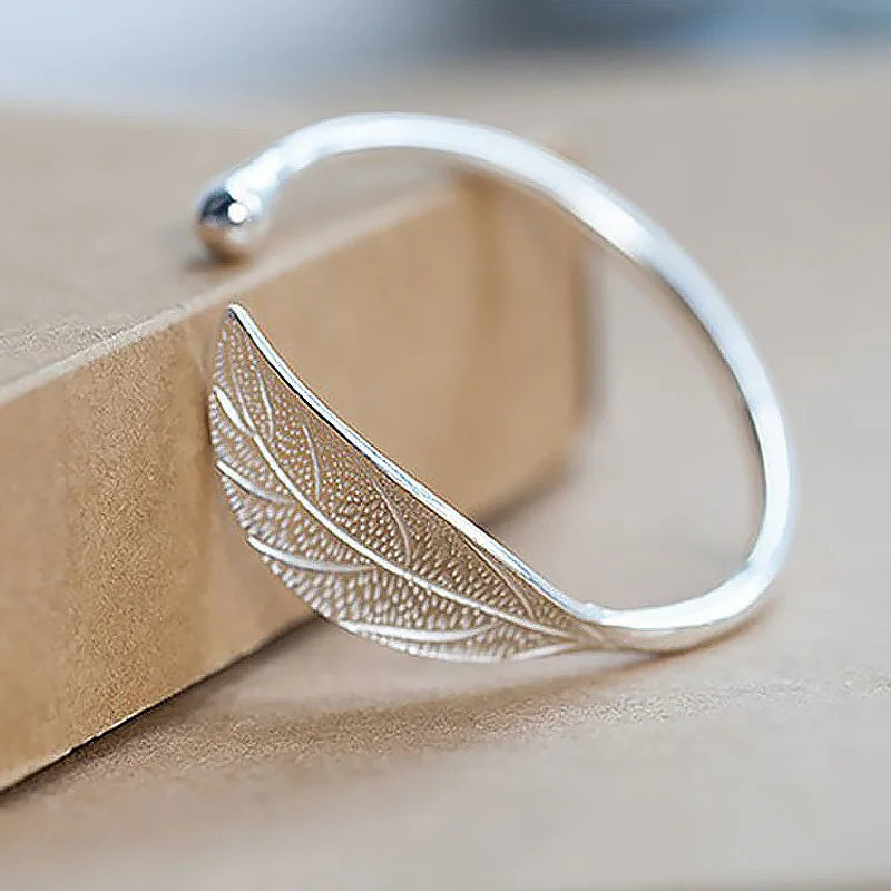 Pulseira Folha Brilhante
