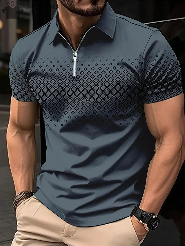 Polo Zip Flex - Camisa Golf Casual