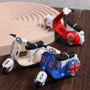 Portátil pull-back modelo de motocicleta diecast inércia mini motocicleta veículo brinquedo simulação em miniatura coleção de brinquedos de motocicleta