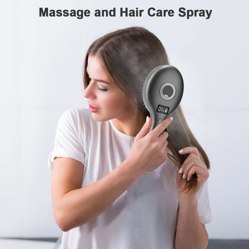 4 modos de spray elétrico massagem pente vibração couro cabeludo cabeça massageador 630nm luz vermelha escova crescimento do cabelo óleo essencial ferramenta cuidados com o cabelo
