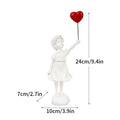 Coleção de Escultura Banksy, Estátua Flower Thrower, Pop Art, Estatueta Moderna Menina Balão, Decoração Home Office