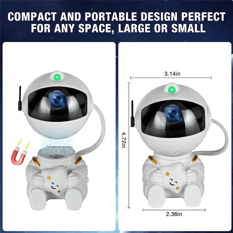 Galaxy e Star Astronaut Projetor, LED Night Light, lâmpada de céu estrelado, decoração do quarto, presentes decorativos para crianças