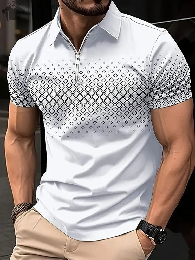 Polo Zip Flex - Camisa Golf Casual