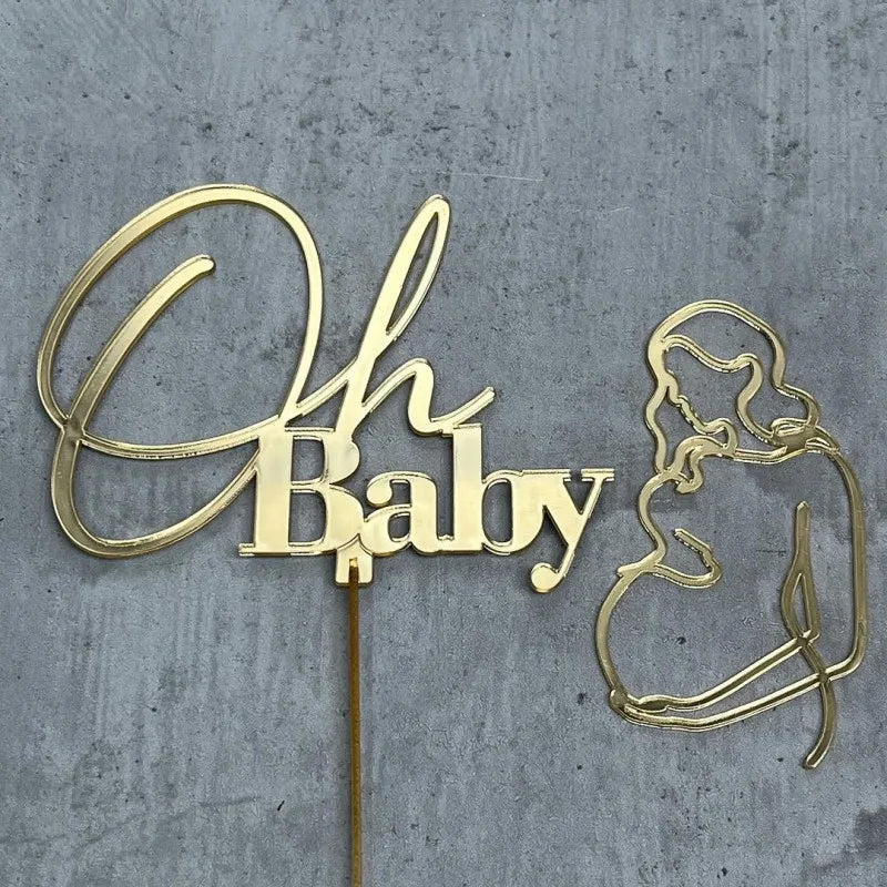 Acrílico Mãe Para Ser Cake Topper, Fontes do partido para o Casamento, Grávida De Aniversário, Chuveiro De Bebê, Arte