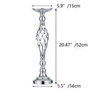 Vaso de ferro de luxo para decoração de casamento, guia rodoviário, castiçal, castiçal, jantar à luz de velas, sala de estar, casa