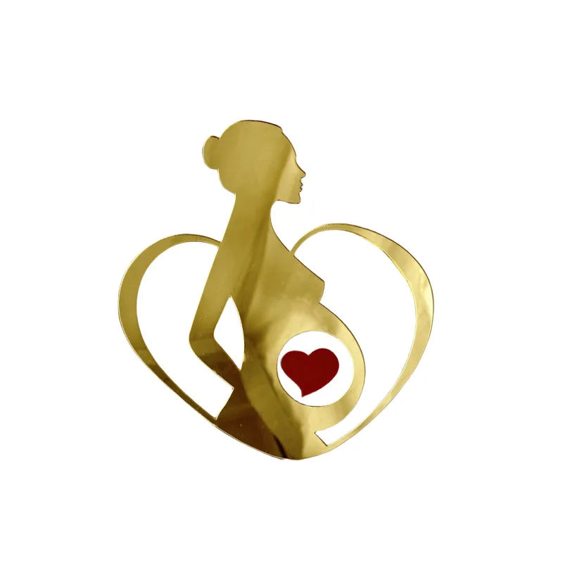 Acrílico Mãe Para Ser Cake Topper, Fontes do partido para o Casamento, Grávida De Aniversário, Chuveiro De Bebê, Arte
