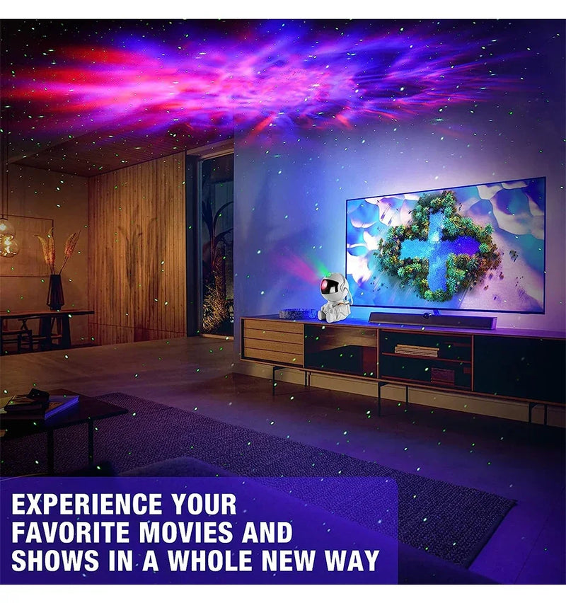 Galaxy e Star Astronaut Projetor, LED Night Light, lâmpada de céu estrelado, decoração do quarto, presentes decorativos para crianças