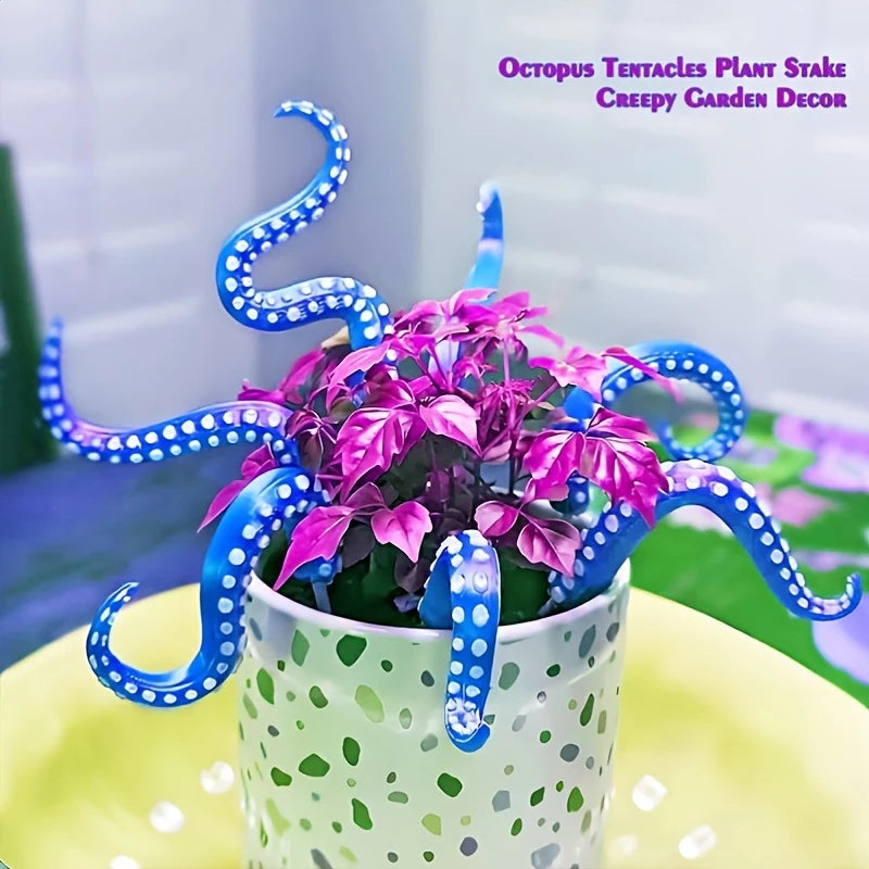 Sea Monster Octopus Tentacles 7-piece Set, Decorative Flower Pot, Home Gift Christmas