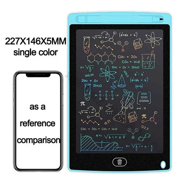 Tablet de escrita LCD para crianças, brinquedos Graffiti Sketchpad, quadro negro de escrita manual, prancheta mágica, presente, 4,4 pol, 8,5 pol