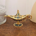 Lendário Aladdin Magic Genie Table Lamp, Lâmpada Retro Europeia, Artesanato De Metal, Decoração De Casa, Festa De Casamento