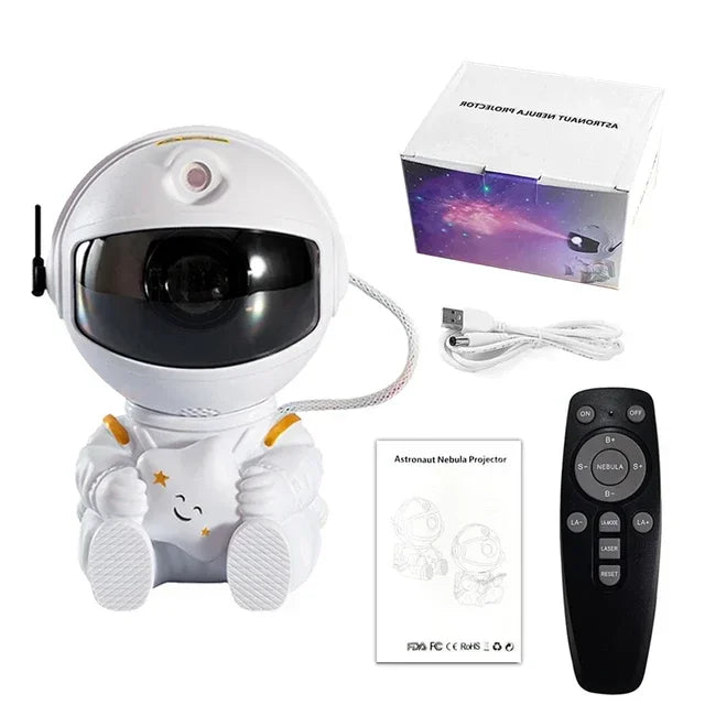 Galaxy e Star Astronaut Projetor, LED Night Light, lâmpada de céu estrelado, decoração do quarto, presentes decorativos para crianças