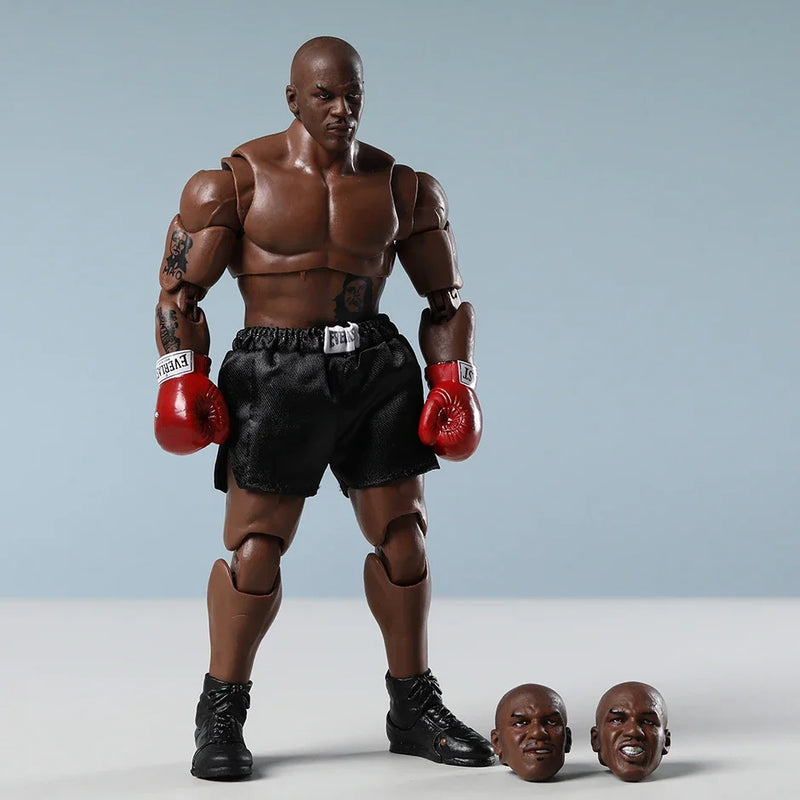 Mike Tyson Final Round Figura de ação de 7 polegadas com acessórios modelo de brinquedo