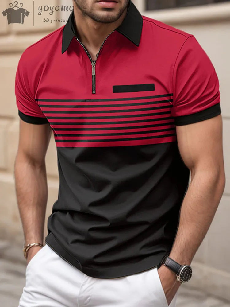 Polo Zip Flex - Camisa Golf Casual