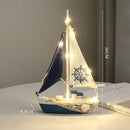 Estatuetas de Barco a vela de Madeira, Estilo Mediterrâneo, Veleiro de Madeira, Artesanato, Sala De Estar Em Casa, Decoração Náutica Presente