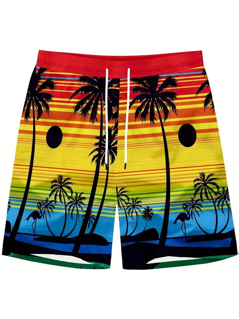 🌴 Vibe Tropical – Bermuda Praia Estilo Havaí