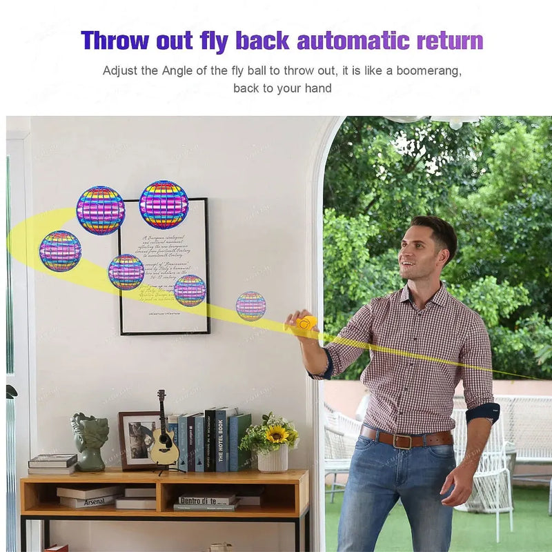 Esfera Voadora Boomerang LED