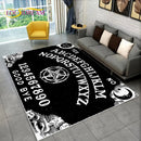 Tapete gótico antiderrapante para sala de estar e quarto, tapete de decoração com design de tarô, estilo gótico, para quarto e sofá das crianças