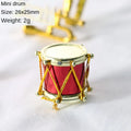 Saxofone miniatura para Dollhouse, modelo de instrumentos musicais clássicos, mini ornamentos musicais, presentes de Natal, acessórios para decoração