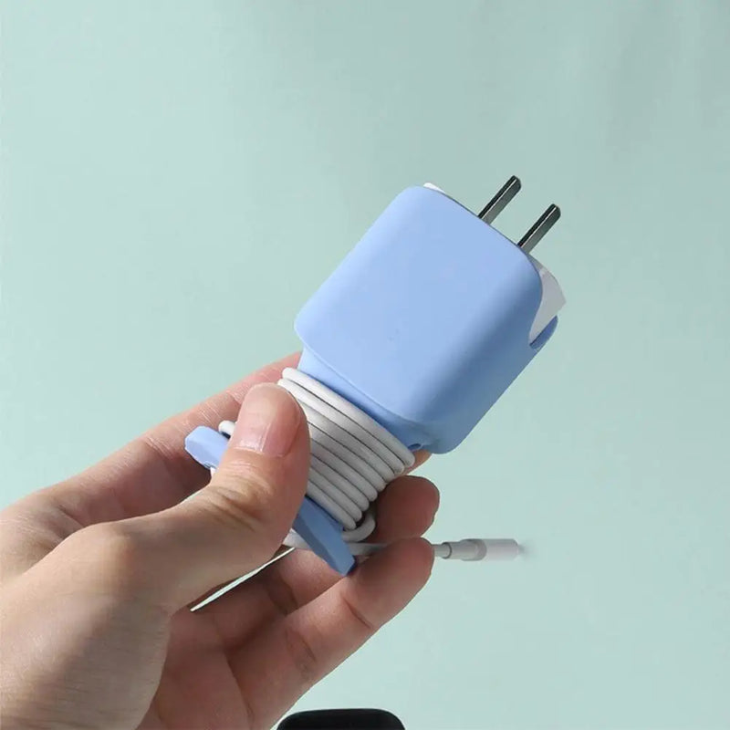 Organiza e carrega Silicone – sem fios soltos, sem quebras!