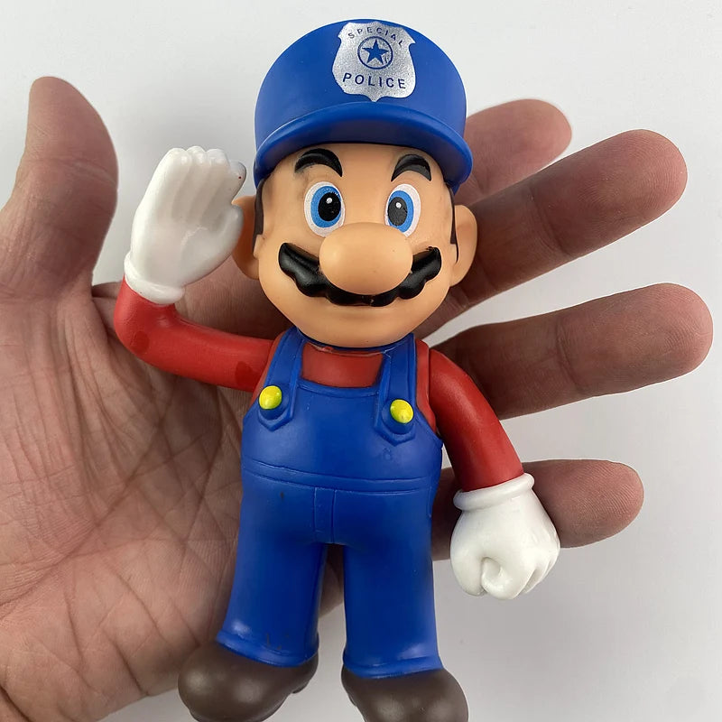 Action Figure Brinquedos de Super Mario, Puxe o Carro, Yoshi Verde, Donkey Kong, Bowser, Luigi, Sapo, Jogo de Anime, Presentes para Crianças, 24 Estilos