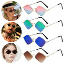Óculos vintage irregulares para mulheres, armação pequena, losango, óculos femininos, óculos de sol retrô, preto, verão