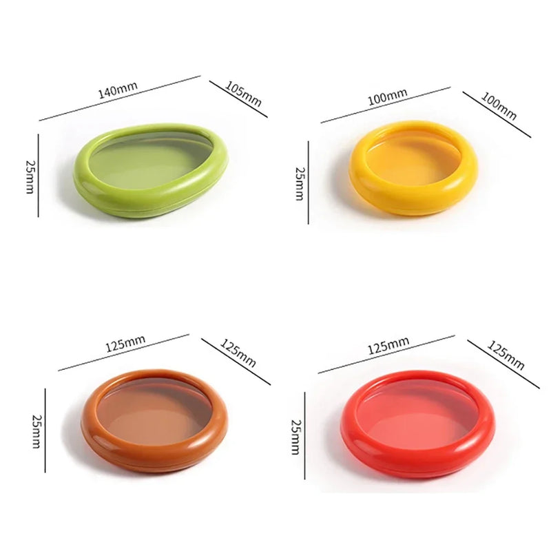 Abacate caixa de armazenamento de alimentos frutas fresco-mantendo capa vegetal preservação selo capa colorida ferramentas de cozinha acessórios de cozinha