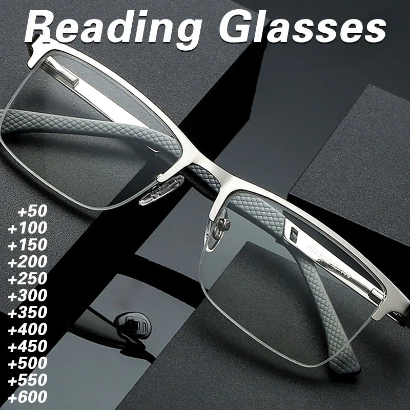 Elegância Visual - Óculos de Leitura para Negócios com Estilo Clássico