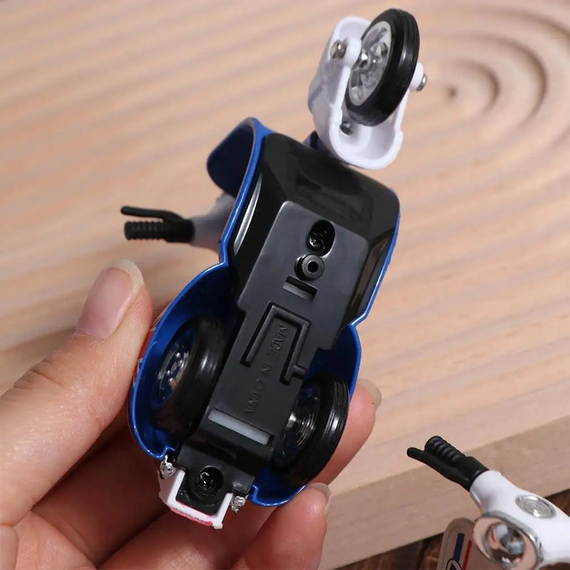 Portátil pull-back modelo de motocicleta diecast inércia mini motocicleta veículo brinquedo simulação em miniatura coleção de brinquedos de motocicleta
