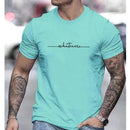 Camiseta masculina de verão simples de alta qualidade topo masculino todos os dias casual camisa esportiva tendência novas roupas oversized solto manga curta