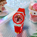 Disney-Relógio Infantil Minnie Spider Man, Boneca de Desenhos Animados, Relógio Eletrônico, Flash Light, Meninos, Meninas Birthday Festival Presentes