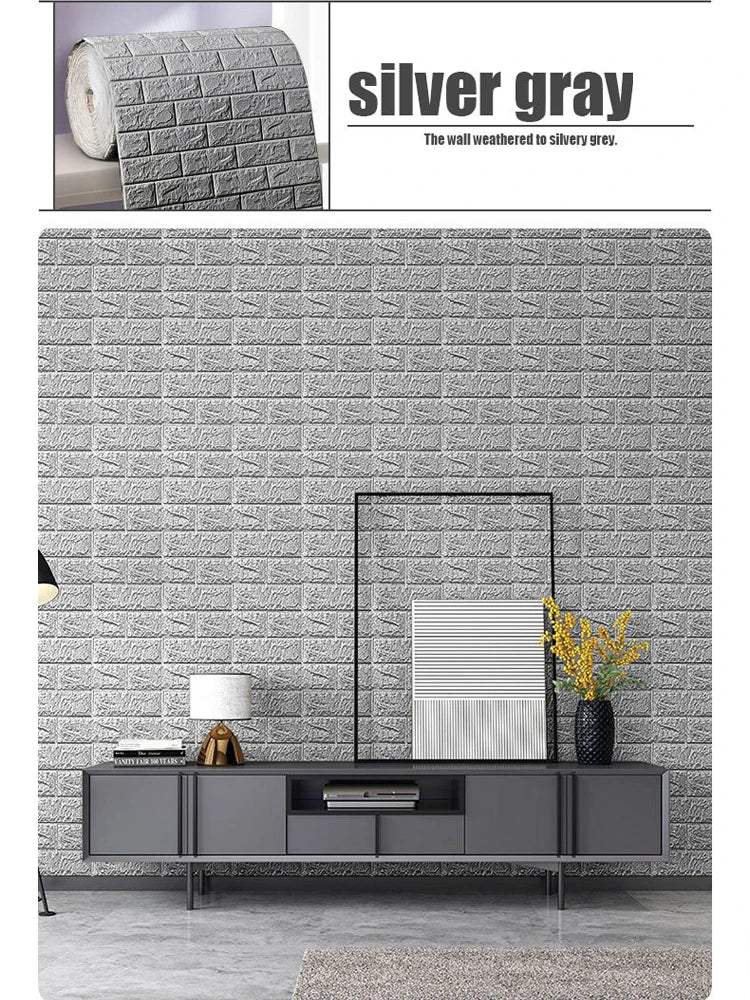Brick Guard – Adesivo de Parede 3D Anti-colisão e à Prova d'Água
