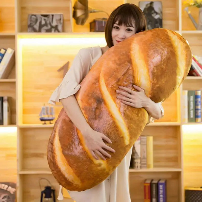 Design de pão de pelúcia lance almofada macio lavável removível travesseiro crianças quarto presente brinquedo recheado casa decorativa poduszki dekoracyjne
