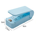 Mini máquina de selagem usb recarregável, selador de calor portátil, clipe para saco de armazenamento, pacote de plástico, aparelho de cozinha portátil